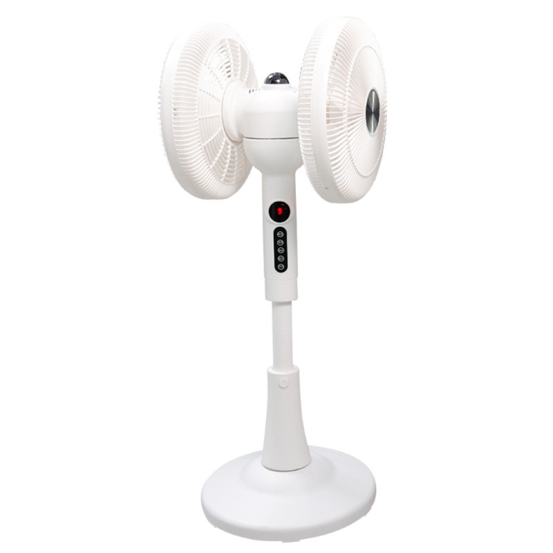 FH360-002DC 5IN1 360 SMART DOUBLE HEAD ELECTRIC STAND FAN 80W