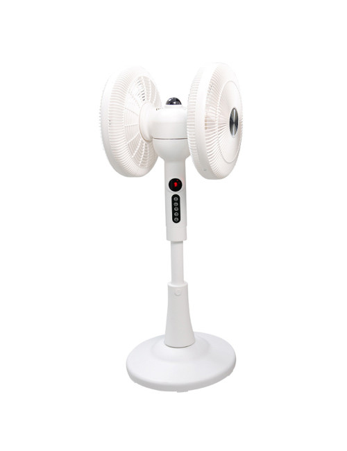 FH360-002DC 5IN1 360 SMART DOUBLE HEAD ELECTRIC STAND FAN 80W