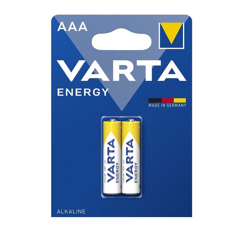 بطارات ENERGY حجم صغر جدا كارت 2 حبھ AAA الكالاين