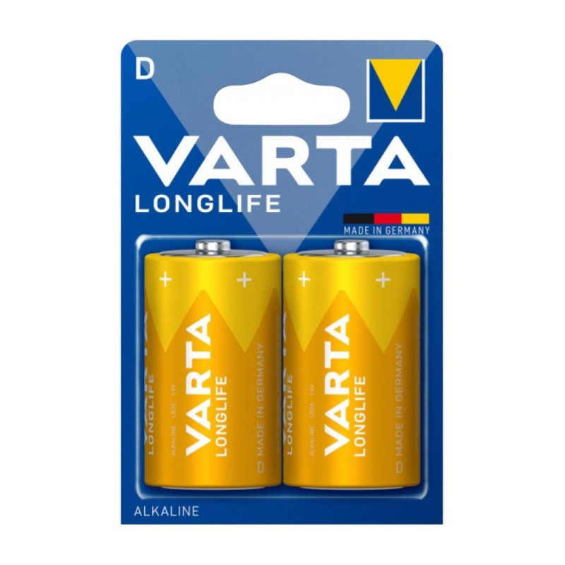 بطارات LONGLIFE حجم كبر كارت 2حبھ D الكالاين