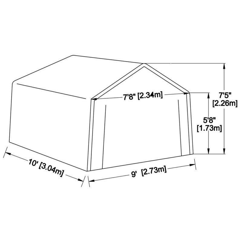 103-0103 خيمة حديقة 2.7×3×2.3 CHN