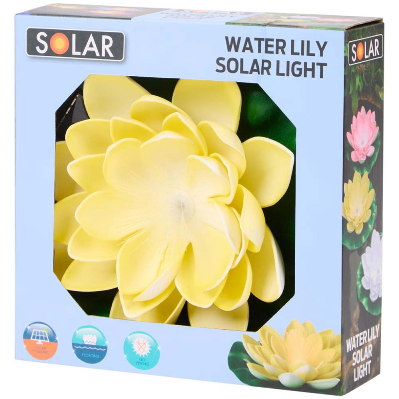 WATER LILY SOLAR LIGHT BULB