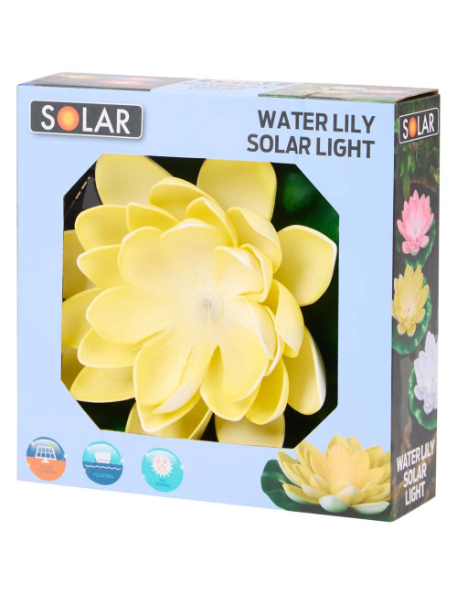 WATER LILY SOLAR LIGHT BULB