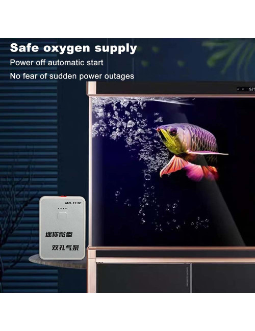 MN-1732 PORTABLE AQUARIUM AERATION PUMP