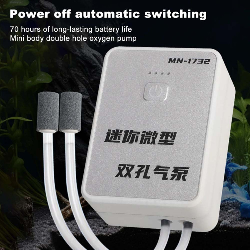 MN-1732 PORTABLE AQUARIUM AERATION PUMP
