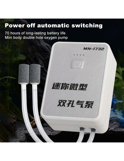 MN-1732 PORTABLE AQUARIUM AERATION PUMP