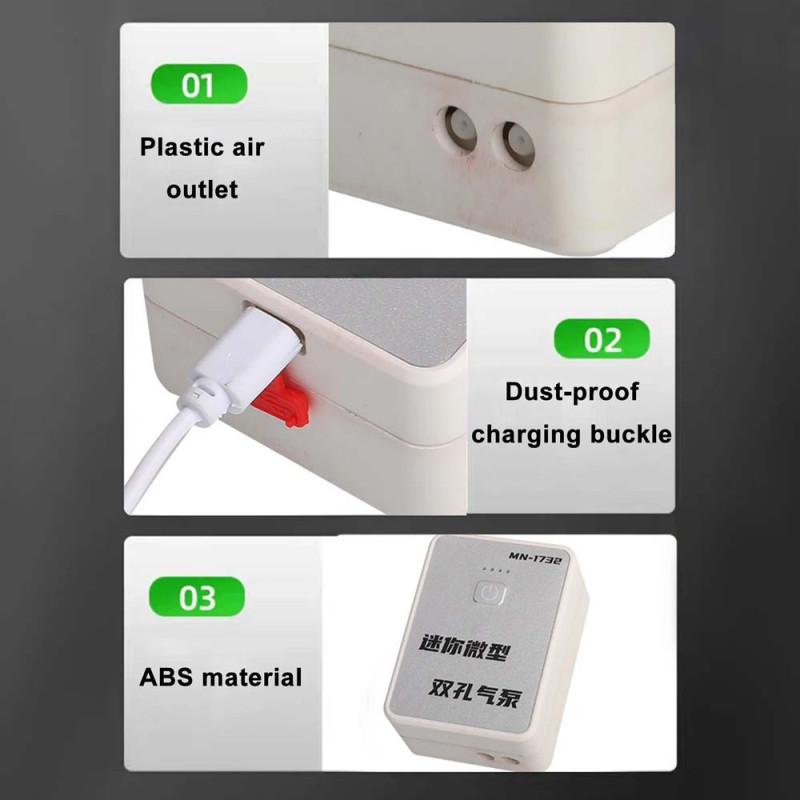 MN-1732 PORTABLE AQUARIUM AERATION PUMP