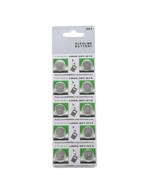 بطارية مدور T & E LR44,357,G13 1.5V