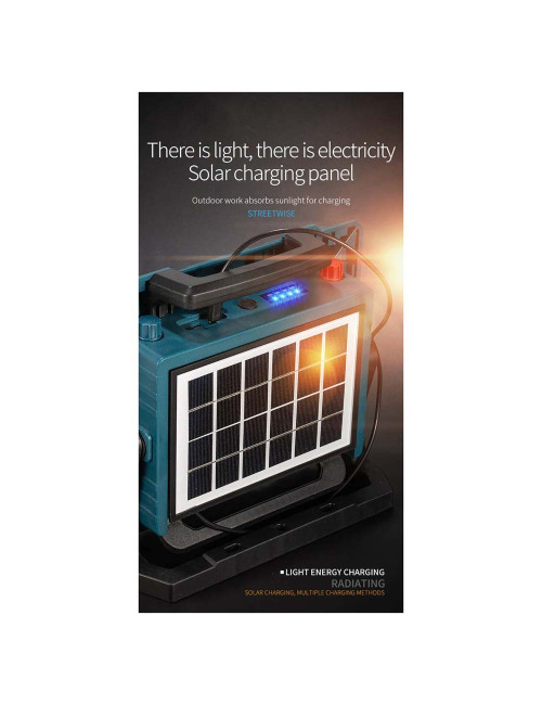 W8109-3 SOLAR FLOOD LIGHT WITH SOLAR PANEL 800W