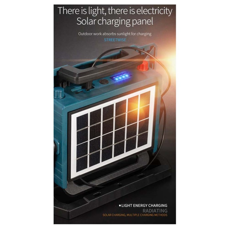 W8121-2 كشاف طاقة شمسية 400وات مع بنل