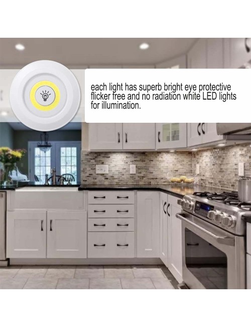 ROUND LED WITH REMOTE CONTROL 3 PCS SET