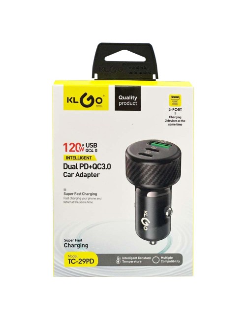 TC-29PD DUAL CAR ADAPTER 120W