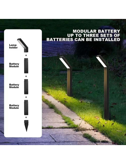 834-27 SOLAR GARDEN LIGHT 85CM