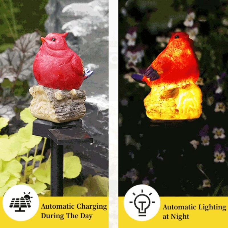 SOLAR DECORATIVE GARDEN LIGHT BIRD