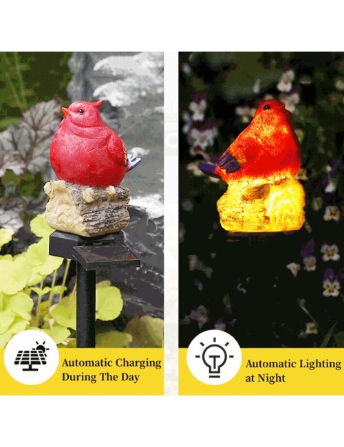 SOLAR DECORATIVE GARDEN LIGHT BIRD