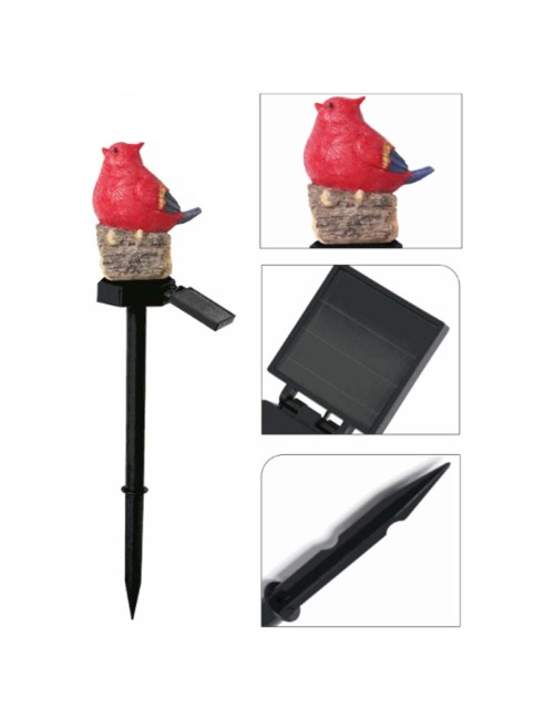 SOLAR DECORATIVE GARDEN LIGHT BIRD