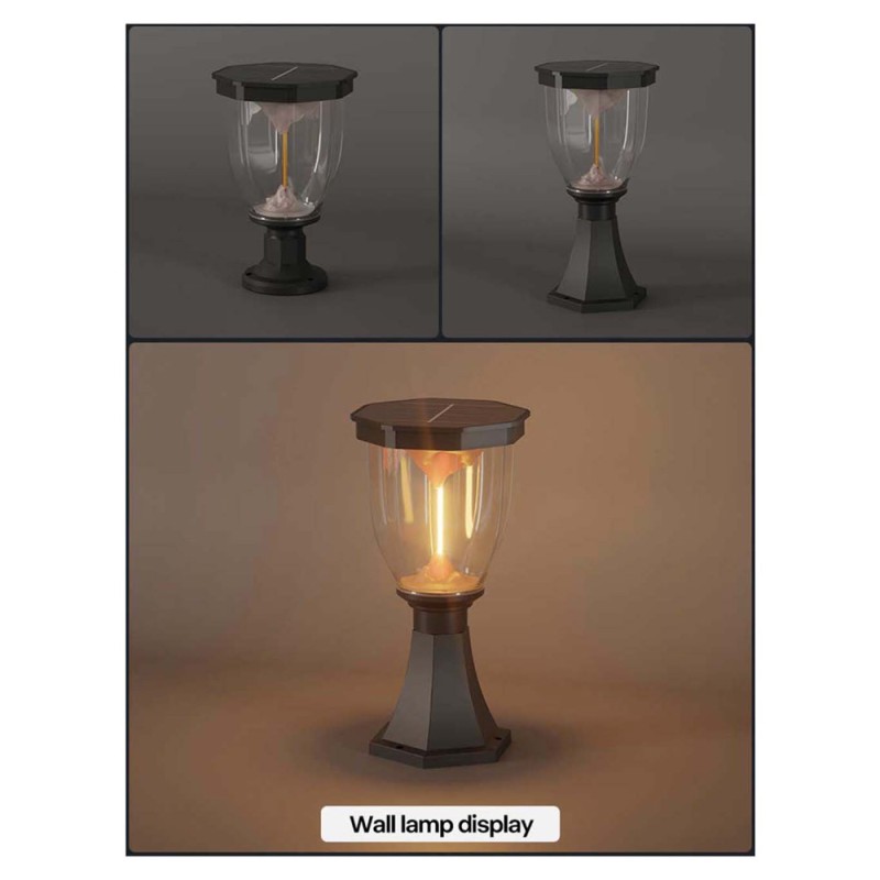 SOLAR LAMP POST LIGHT