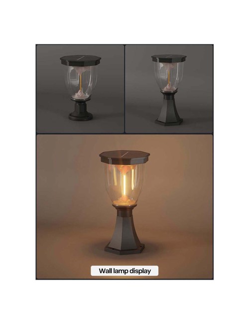 SOLAR LAMP POST LIGHT