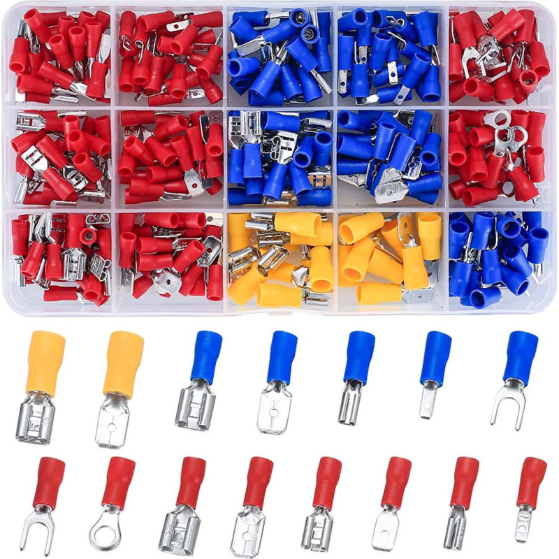 280PCS WIRE TERMINAL ASSORTMENT 18 SIZES