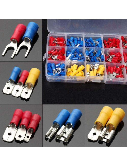 280PCS WIRE TERMINAL ASSORTMENT 18 SIZES