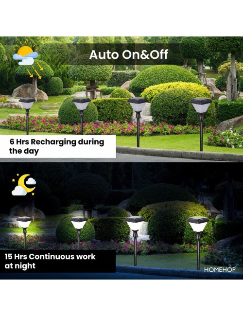 834-37 كشاف حديقة طاقة شمسية