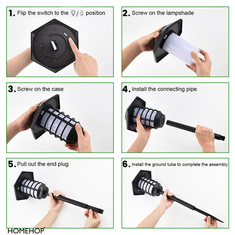 7709 كشاف حديقة طاقة شمسية