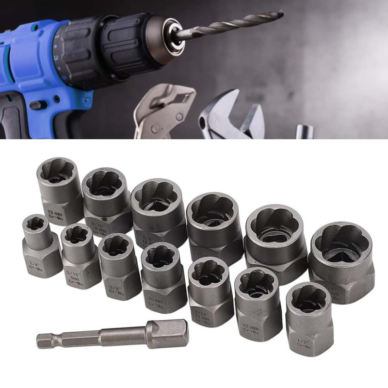 DAMAGE NUT EXTRACTOR 13PCS SET