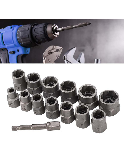 DAMAGE NUT EXTRACTOR 13PCS SET