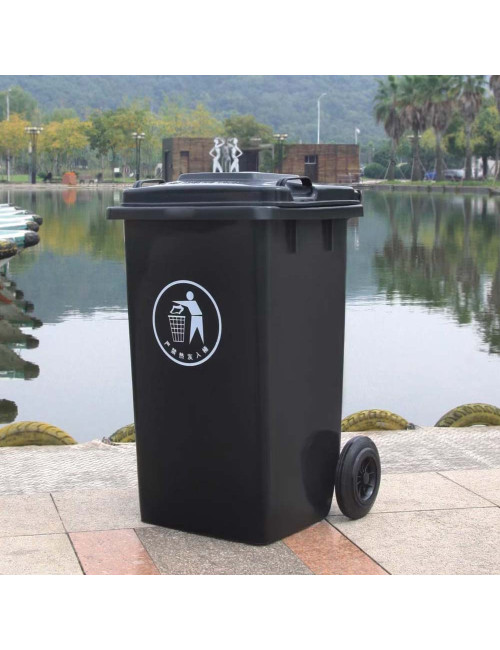 DUSTBIN WITH WHEELS 240 LTR