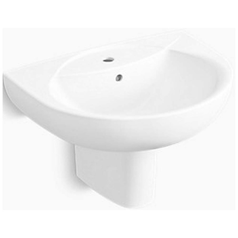 LARA54 WB WALL MOUNT WASH BASIN AQUA WHITE
