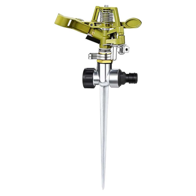 X3L BRASS LAWN SPRINKLER W/ ZINC SPIKE