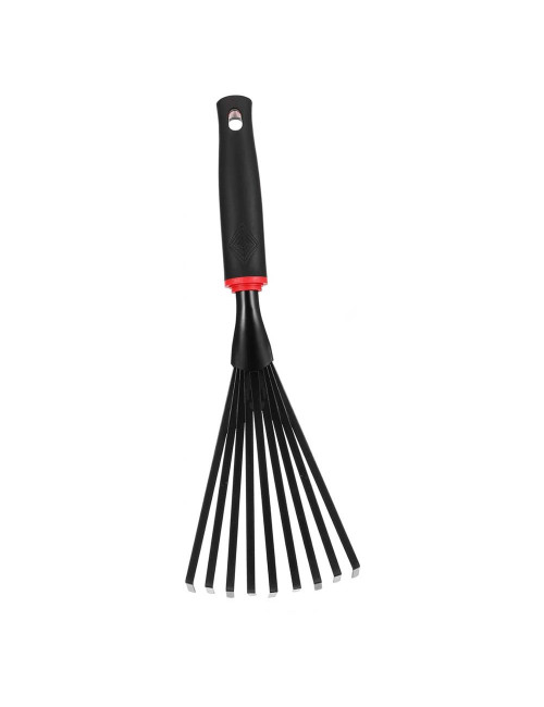 63502 RUBBER HANDLE GARDEN HAND RAKE