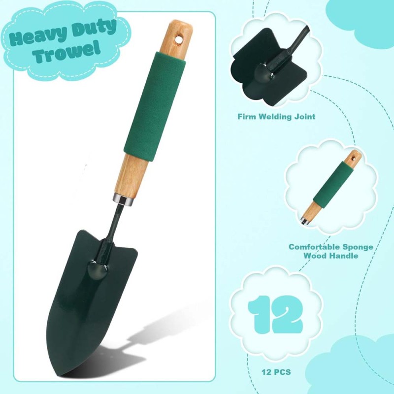 63902 DELUXE TROWEL WOODEN HANDLE WITH FOAM GRIP