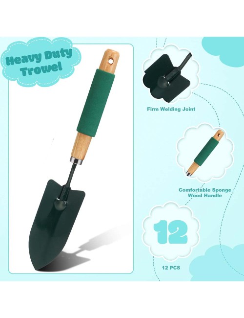 63902 DELUXE TROWEL WOODEN HANDLE WITH FOAM GRIP