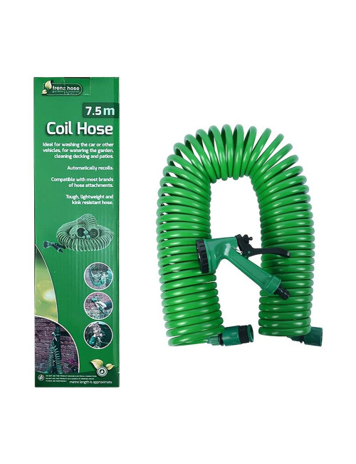 HR41BNS6 COIL HOSE W/ WATER NOZZLE GUN SET