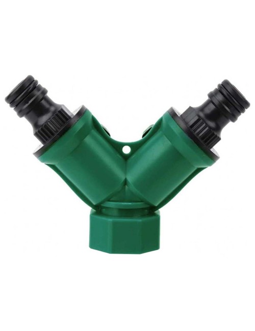 K6DA PLASTIC 2 WAY HOSE CONNECTOR DUAL SHUT OFF