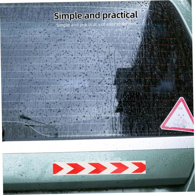 REFLECTING TAPE RED & WHITE 2" x 45 MTR