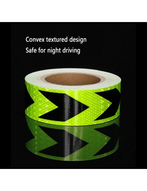 REFLECTING TAPE FLUORESCENT X BLACK 2" x 45 MTR