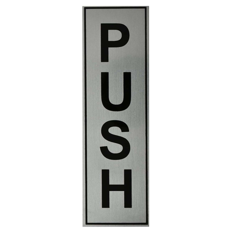 PUSH VERTICAL STCIKER 6 X 18CM