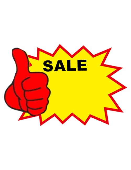 SALE PROMOTION STICKERS 9.3 X 13CM