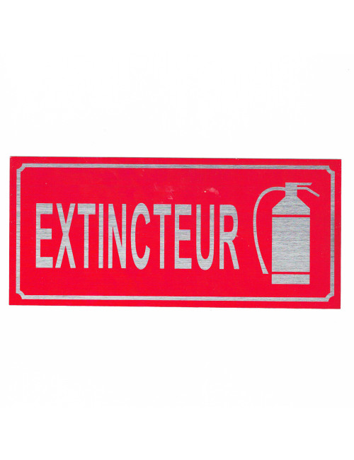 FIRE EXTINGUISHER STICKER HORIZONTAL 9 X 20CM