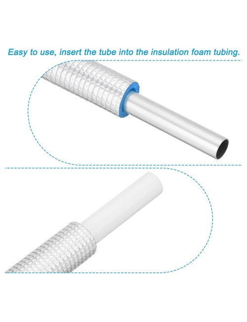 BLUE RUBBER FOAM PIPE 1/2"× 15M× 2MTR