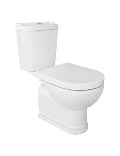 ELENA WESTERN TOILET SEAT AQUA WHITE