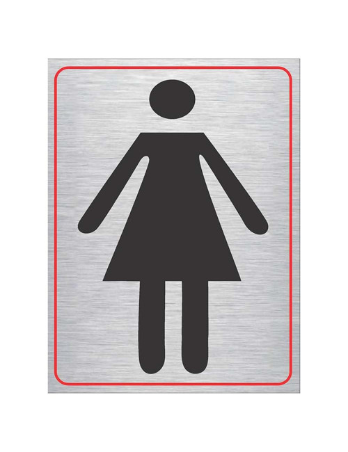 GENDER STCIKER 10 X 10CM استيكر رجل و سيدات