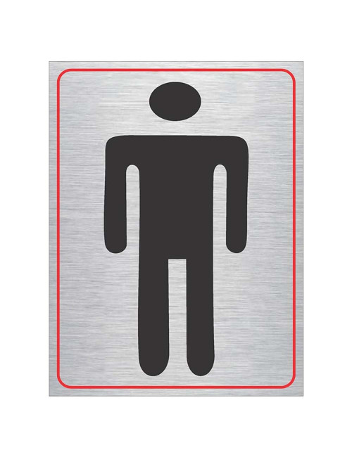 GENDER STCIKER 10 X 10CM استيكر رجل و سيدات