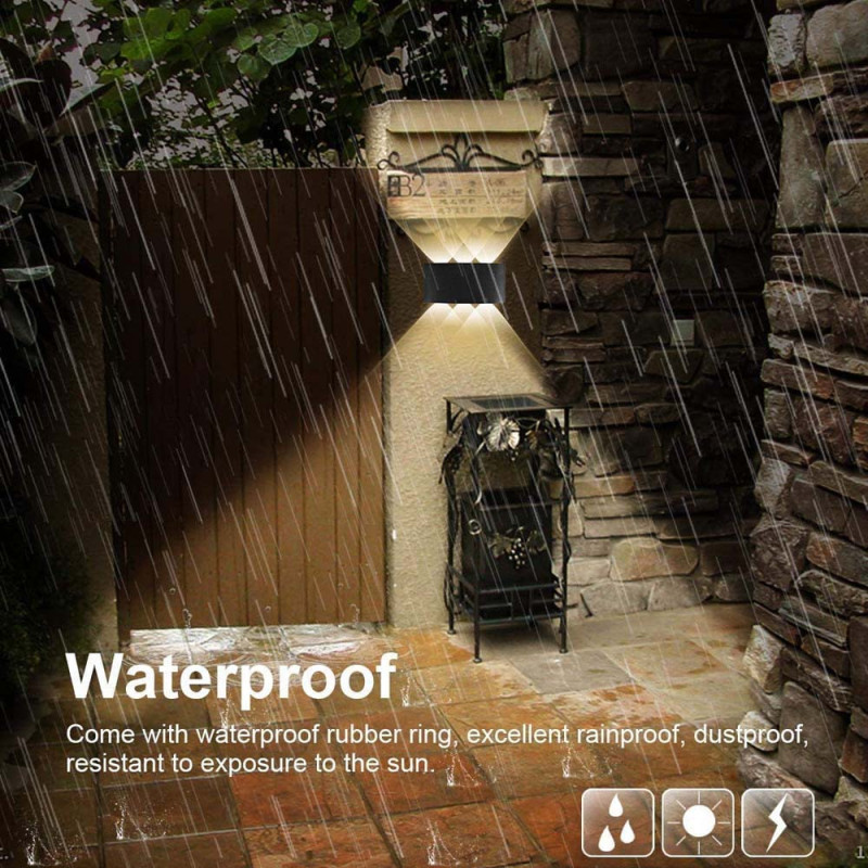 7W لمبة انارة سور خارجي طرفين 3×3