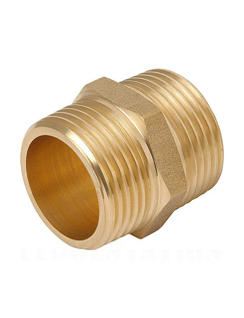 BRASS NIPPLE 1"