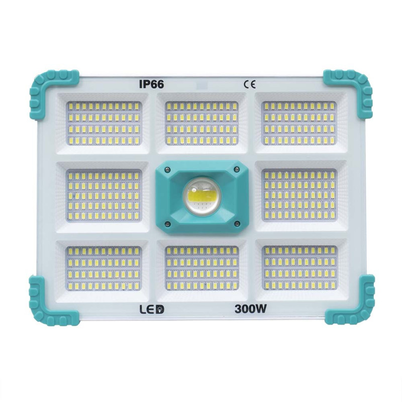 CB-F374 SOLAR LED FLOOD LIGHT 300W WITH SOLAR PANEL