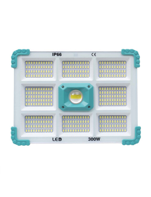 CB-F374 SOLAR LED FLOOD LIGHT 300W WITH SOLAR PANEL