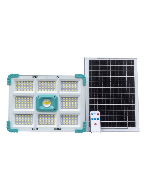 CB-F374 SOLAR LED FLOOD LIGHT 300W WITH SOLAR PANEL